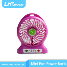 2015 Специальный рождественский подарок USB Mini Fan power bank для мобильного телефона